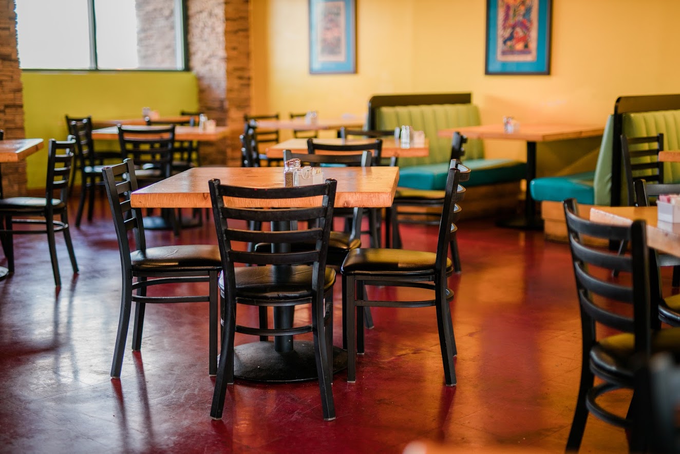 Interior, dining area