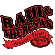 Raul and Theresa Mexican logo top